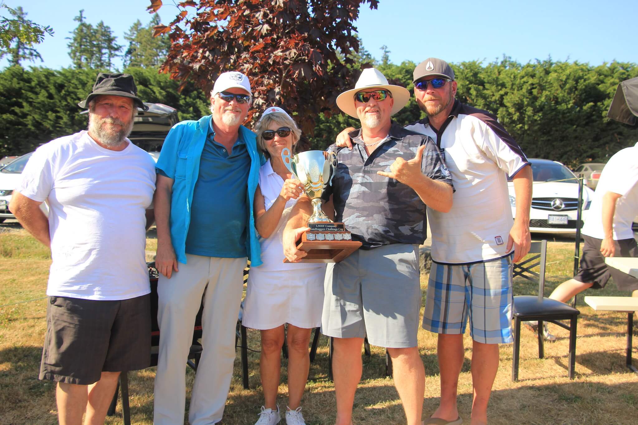 Company Sandbagger Trophy presentation