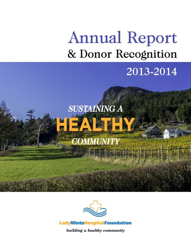 Annual Donor report 2013 - 2014