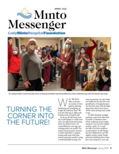 Minto Messenger front page - spring 2022