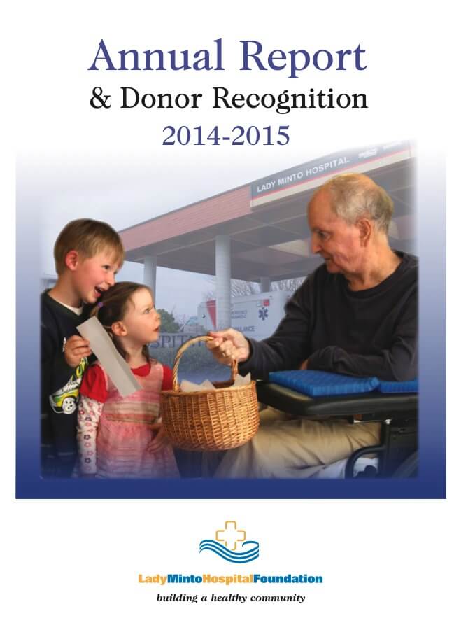 Annual Donor report 2014 - 2015