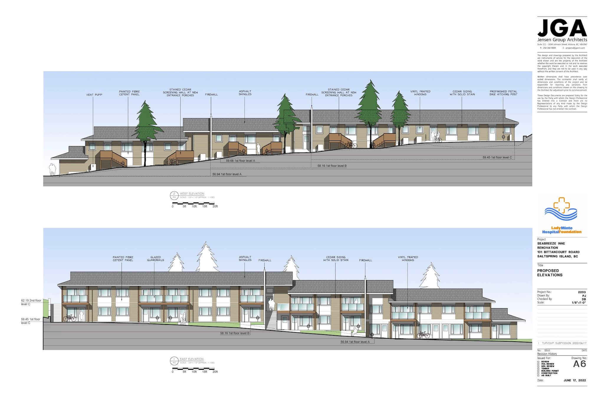 Lady Minto staff housing architect rendition