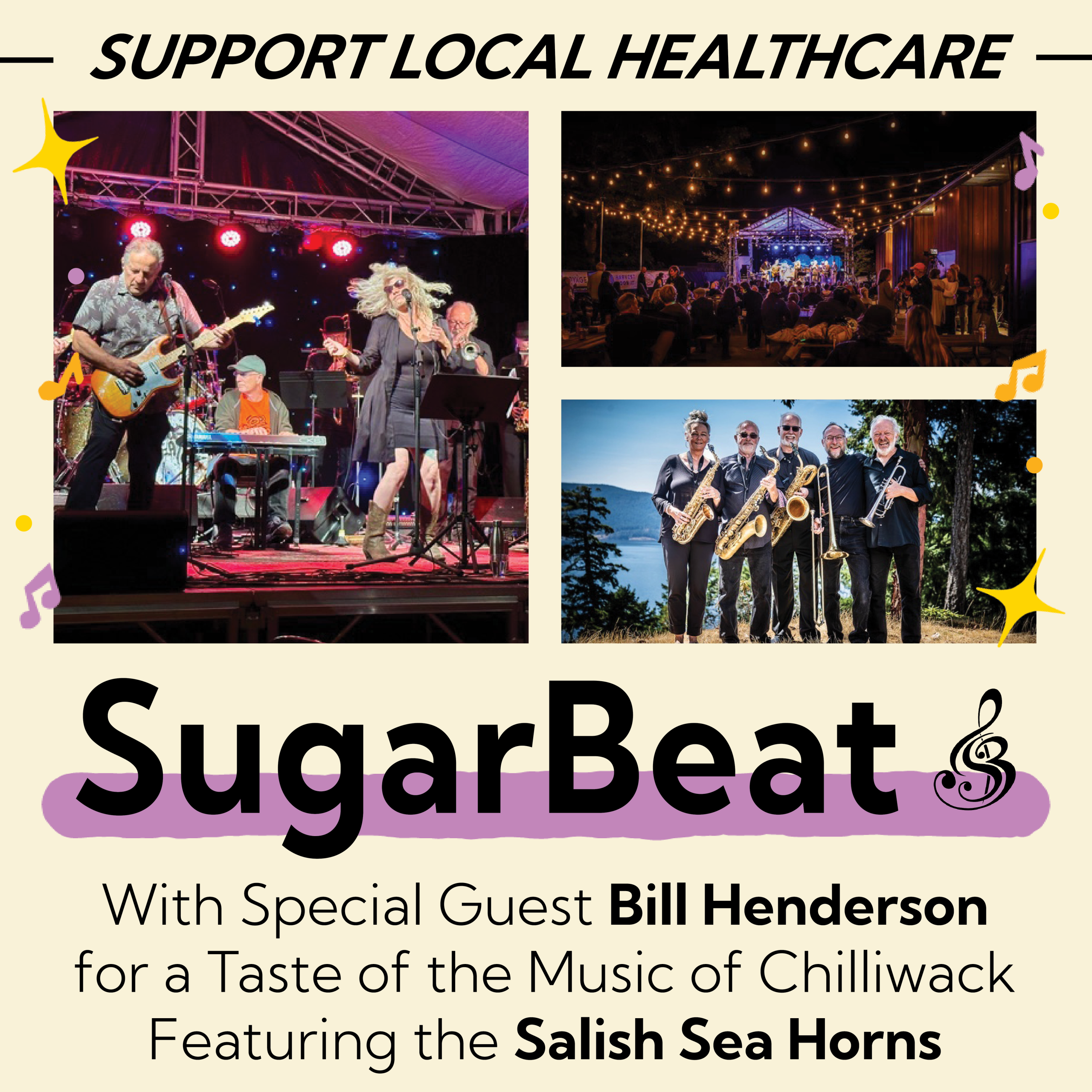 Rock for a Cause: SugarBeat with Special Guest Bill Henderson image